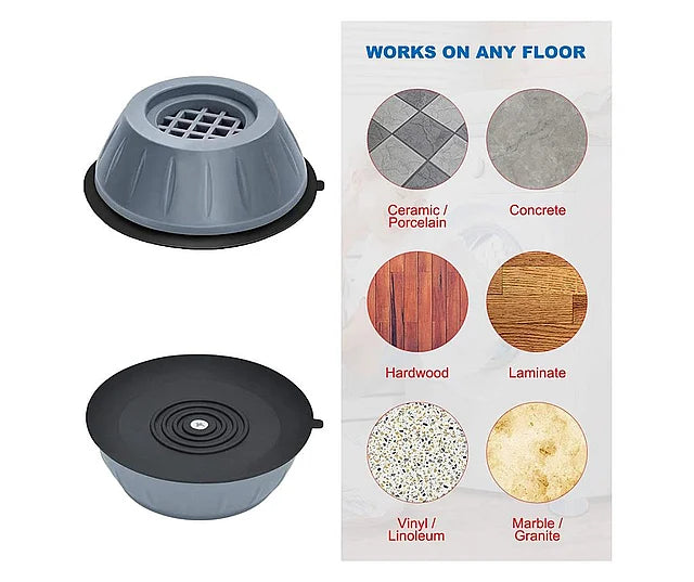 Set 4 piese anti-zgomot & antiderapante + Sac pentru haine CADOU🎁